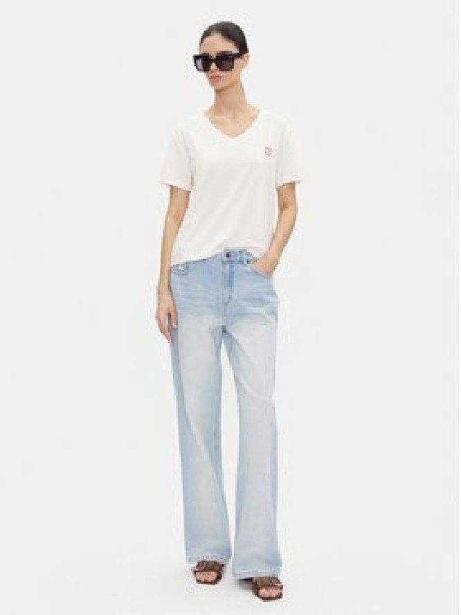 HUGO T-Shirt Nika_T-Shirt 50540046 Écru Regular Fit