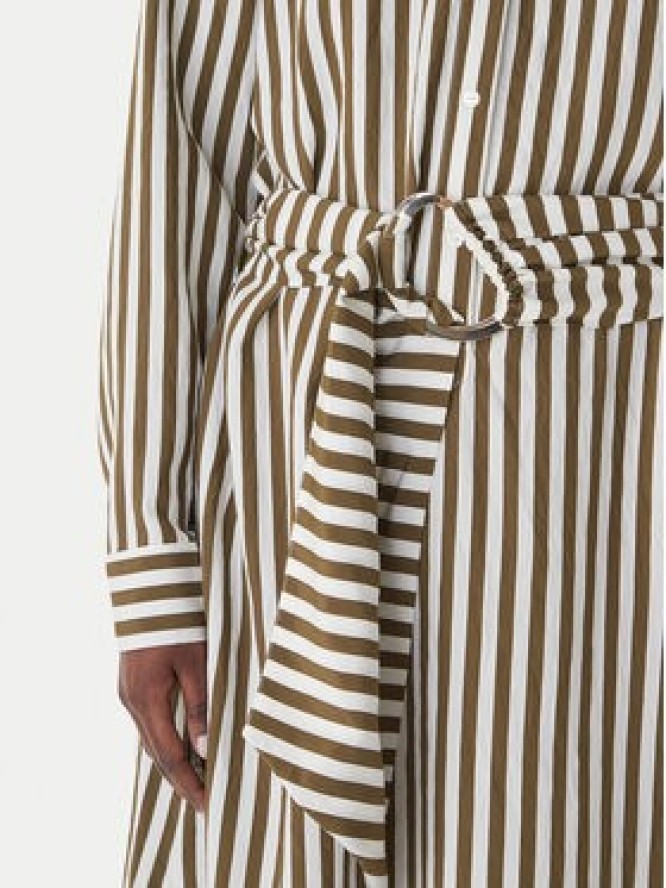 LOLA CASADEMUNT Sukienka koszulowa MS2616038 Zielony Regular Fit