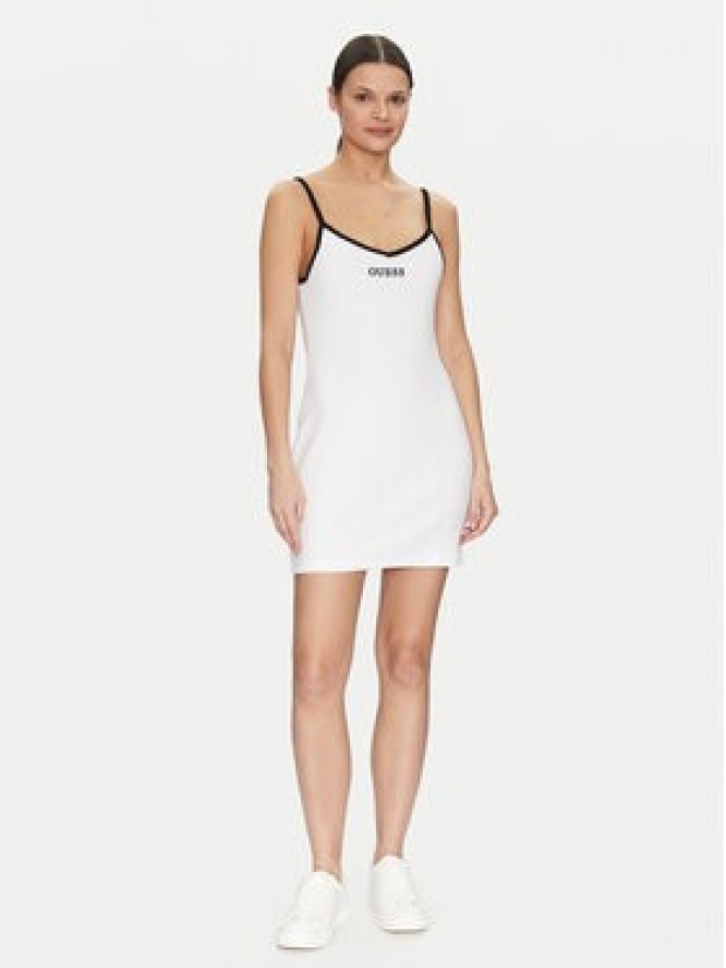 Guess Sukienka codzienna E5GK15 KCQV1 Biały Bodycon Fit