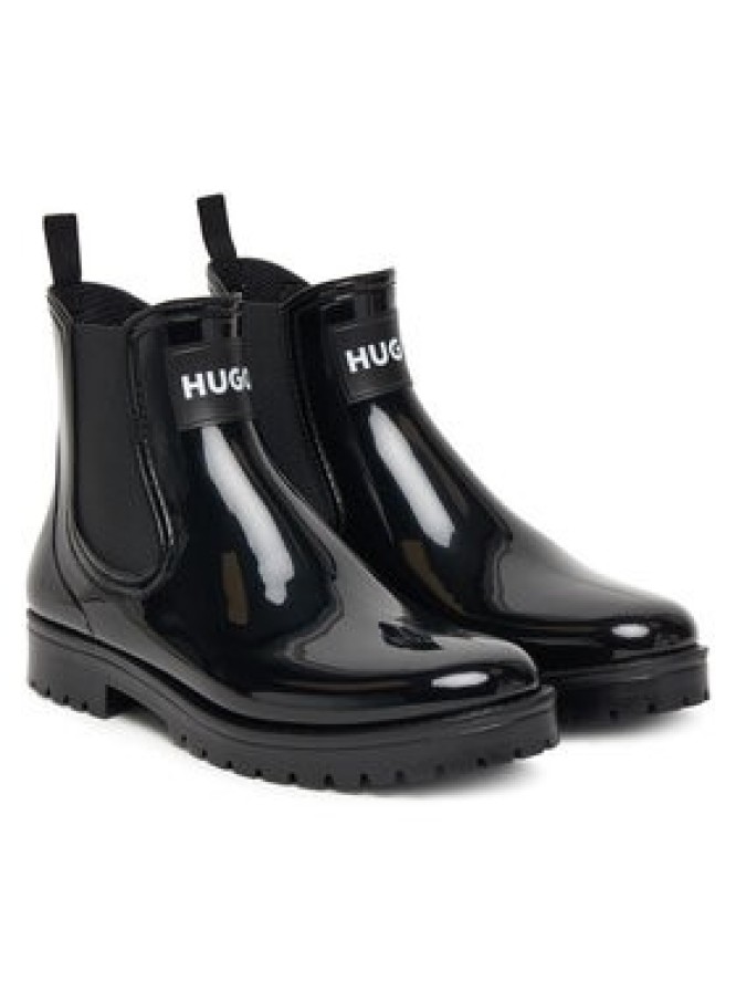 HUGO Kalosze Tabita Rain Bootie 50498397 Czarny