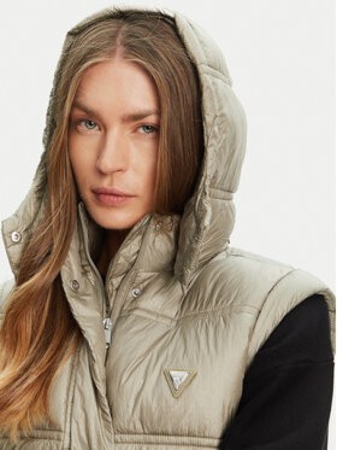 Guess Bezrękawnik W5YL11 WHDO2 Zielony Regular Fit