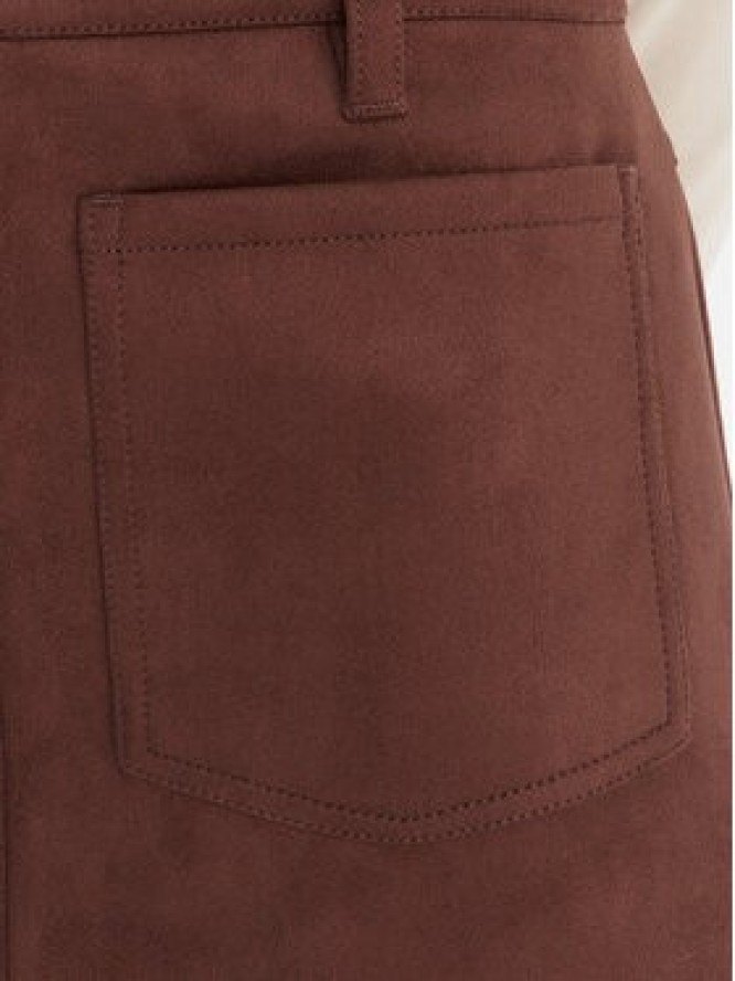 Bardot Spódnica z imitacji skóry Lorenzo 59673SB1 Brązowy Regular Fit