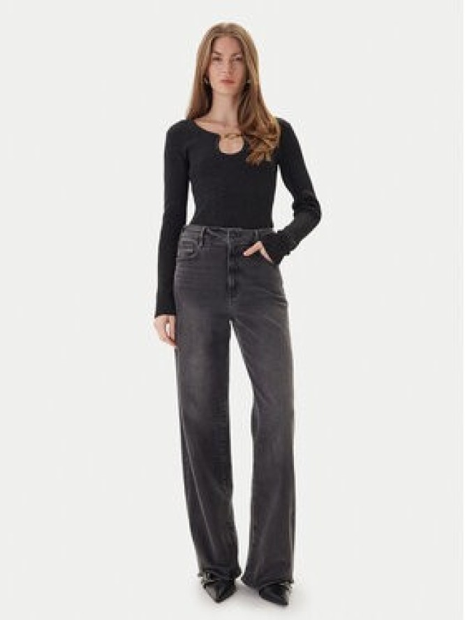 Just Cavalli Sweter 79PAFM10 CMR04 Czarny Slim Fit