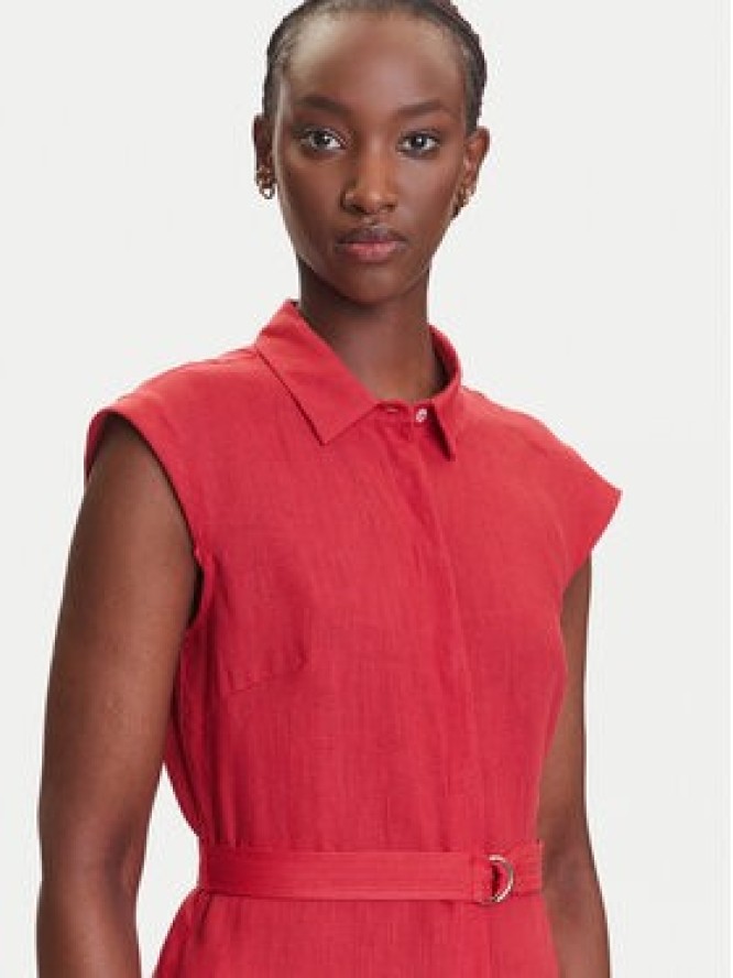 Marella Sukienka koszulowa Rodesia 2515221262 Czerwony Regular Fit