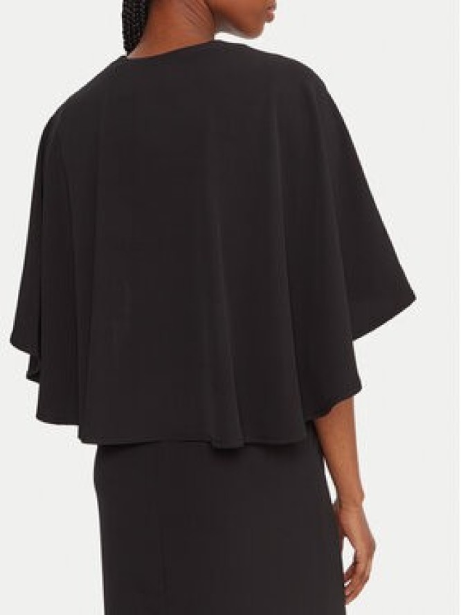 KAOS Sukienka koktajlowa RI1MR013 Czarny Regular Fit