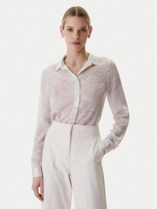 Guess Koszula W6RH73 WDW82 Beżowy Regular Fit