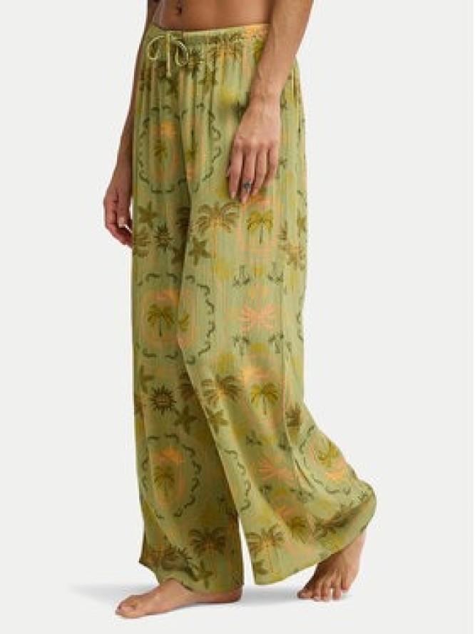 Billabong Spodnie materiałowe Beach Spirit EBJNP00141 Zielony Wide Leg