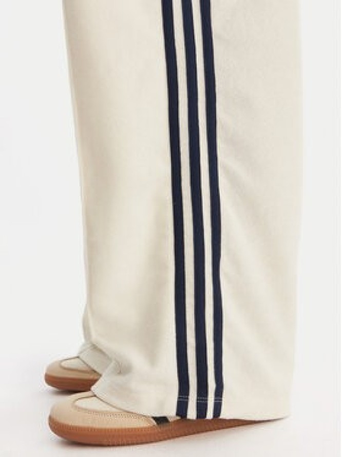 adidas Spodnie dresowe Terry Towel Firebird KQ6663 Écru Loose Fit