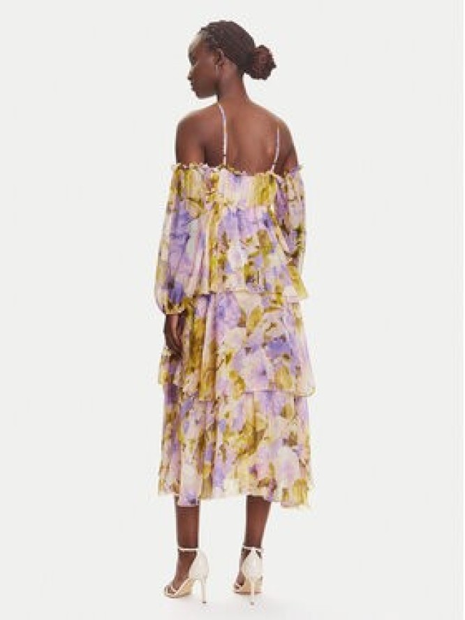 Dixie Sukienka koktajlowa A207W016A Kolorowy Regular Fit