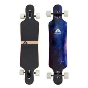 Longboard 40" Deskorolka Bambusowa dla Nastolatków i Dorosłych ABEC-9 Flex 2