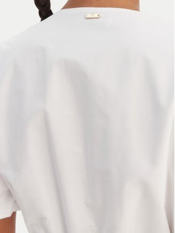 Fracomina Sukienka koktajlowa FY26SD1037W40001 Biały Regular Fit