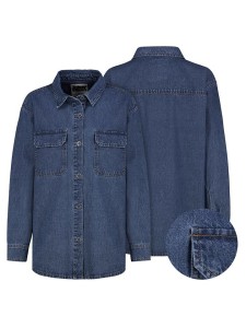 Sublevel Koszula dżinsowa w kolorze granatowym rozmiar: L