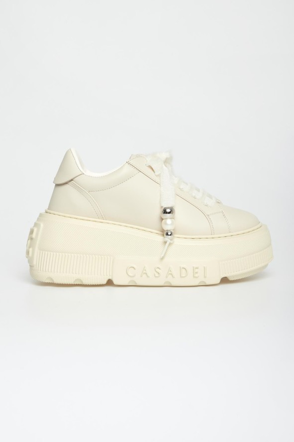 Sneakersy damskie skórzane CASADEI