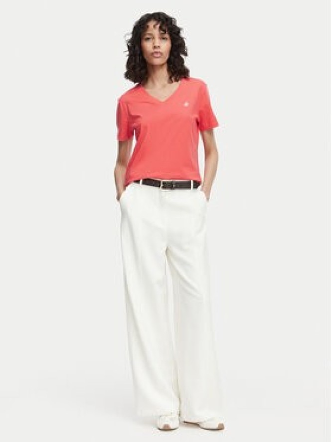 Beverly Hills Polo Club T-Shirt P-SS26W-TS516518 Koralowy Regular Fit