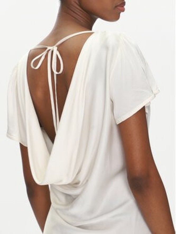 ViCOLO Sukienka wieczorowa TD0767 Écru Regular Fit