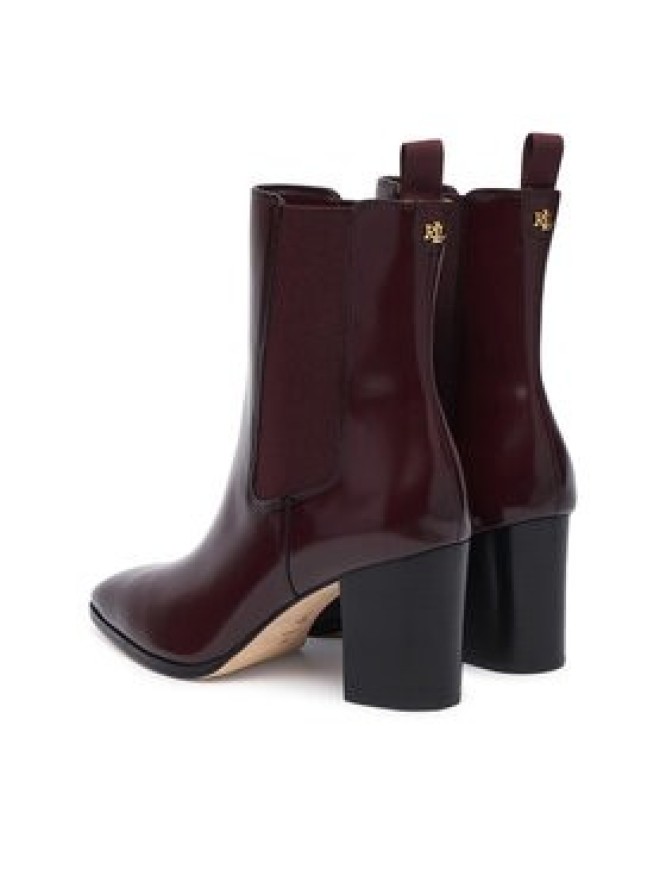 LAUREN RALPH LAUREN Botki Rlyn Bte Hl Bo Bte 802P12049003 Bordowy