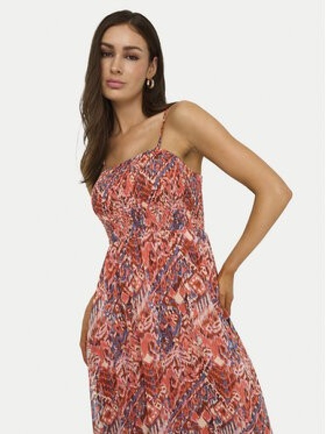 ONLY Sukienka letnia Elena 15352634 Pomarańczowy Regular Fit