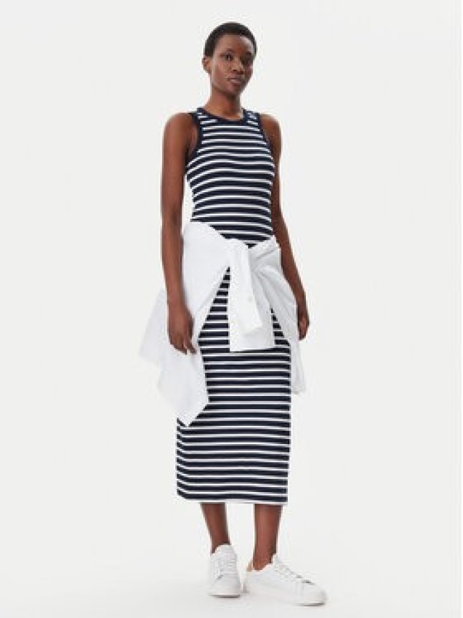 Tommy Hilfiger Sukienka letnia WW0WW38838 Granatowy Slim Fit