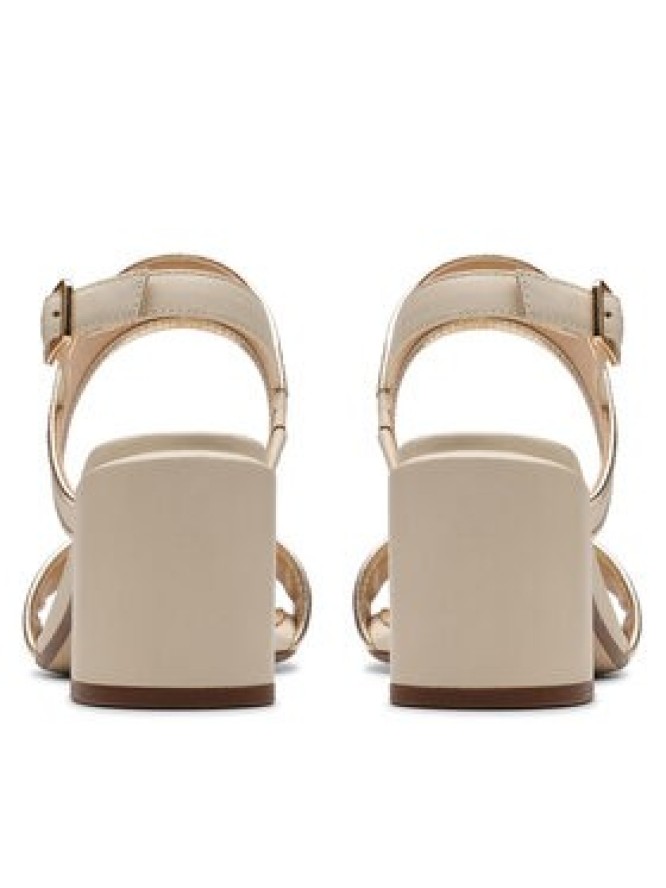 Clarks Sandały Ezoria Sling 26181301 Beżowy