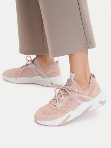Guess Sneakersy FLPGEN FAB12 Różowy