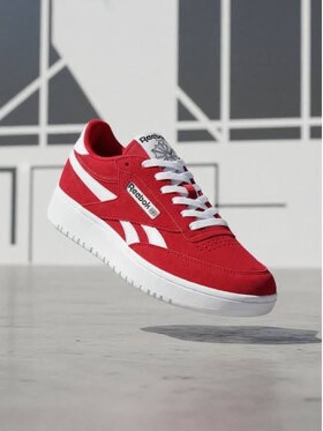 Reebok Sneakersy EO-CLUB C DOUBLE REVENGE 100229521 Bordowy