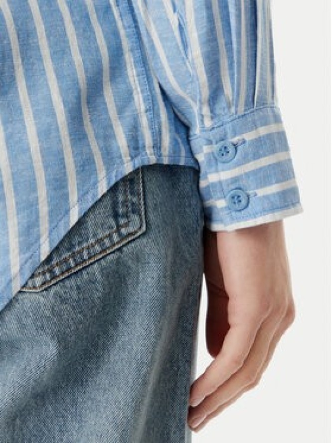 Vero Moda Koszula Linn 10305085 Niebieski Relaxed Fit
