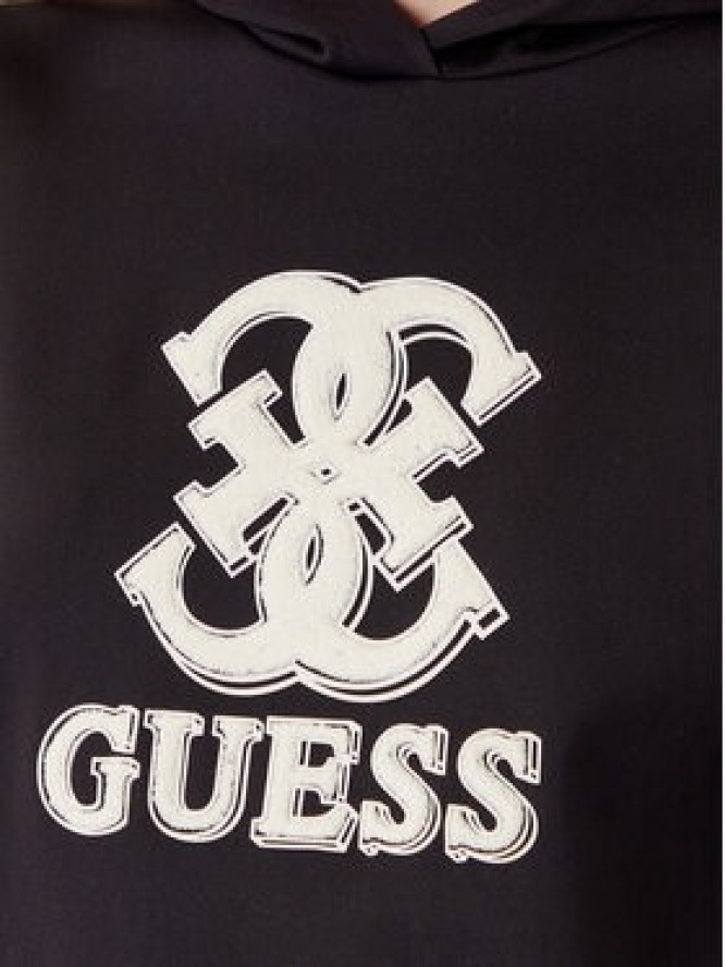 Guess Bluza V5YQ01 KCX22 Czarny Regular Fit