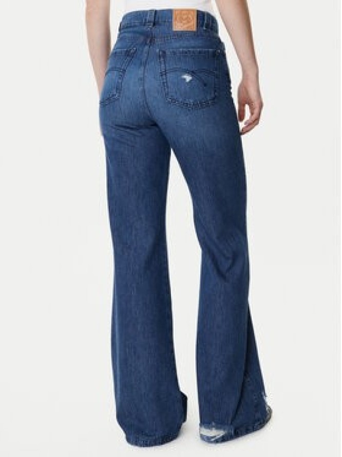 Marella Jeansy 2613181014 Niebieski Wide Leg