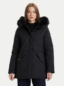 Rinascimento Kurtka zimowa CFC0122158003 Czarny Regular Fit