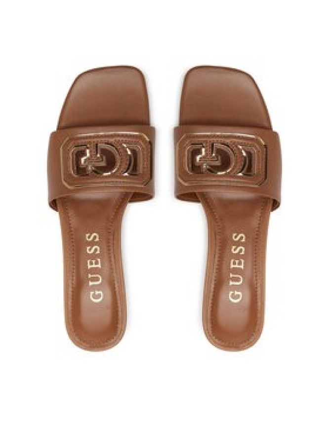 Guess Klapki FLJGAS LEA03 Brązowy