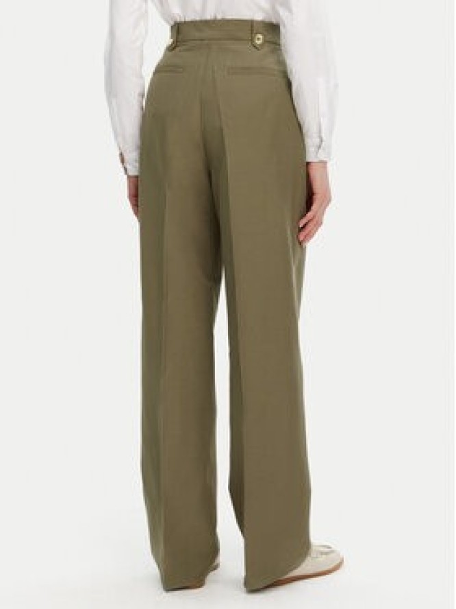 Barbour Spodnie materiałowe Ava LTR0386GN74 Zielony Wide Leg