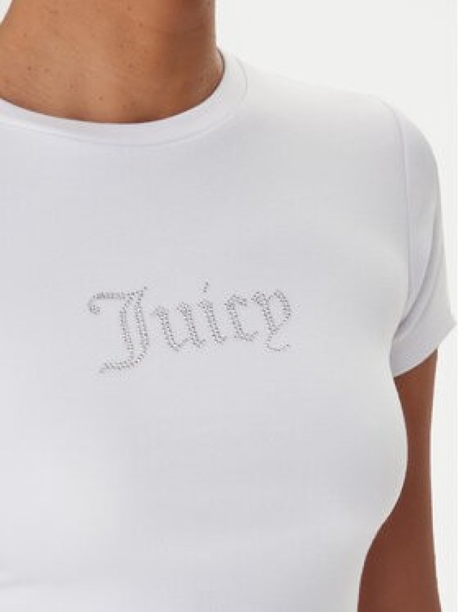 Juicy Couture T-Shirt Esme JCWCT225323 Biały Slim Fit