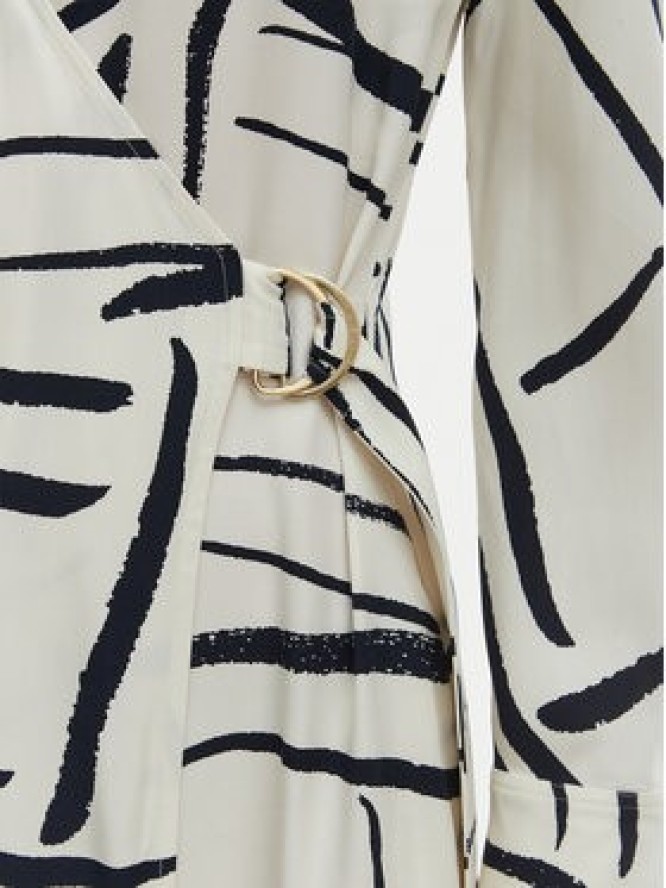 Tommy Hilfiger Sukienka codzienna WW0WW48934 Biały Relaxed Fit