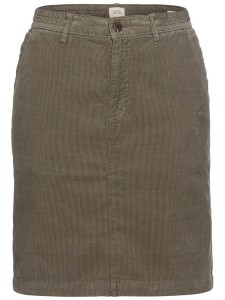 Camel Active Spódnica sztruksowa w kolorze szarobrązowym rozmiar: 46