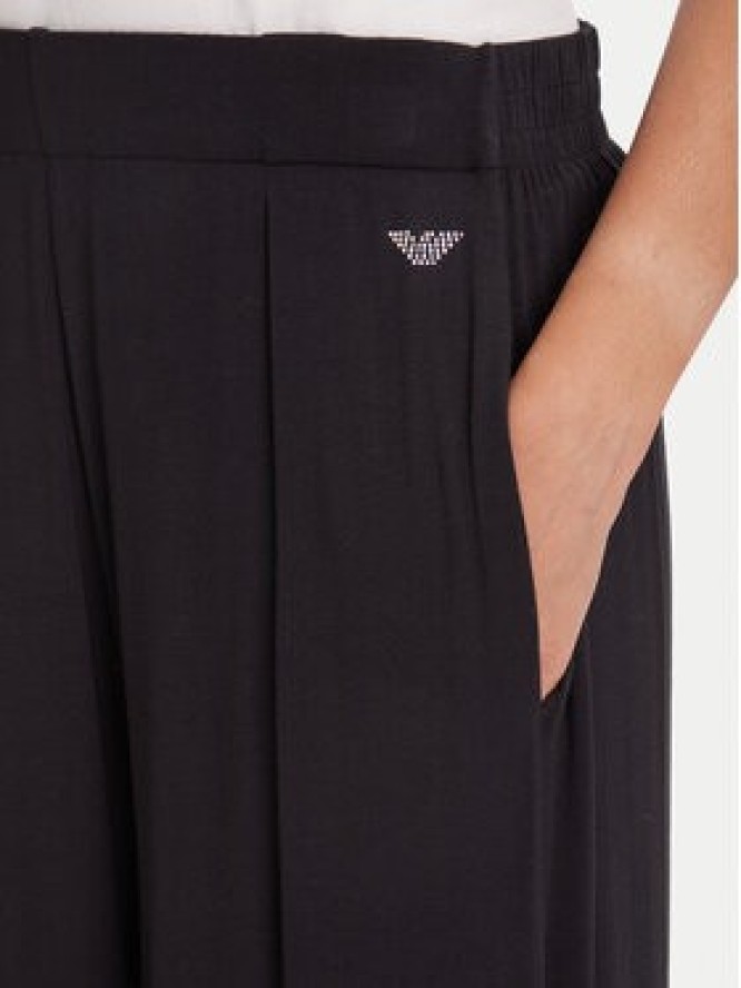 Emporio Armani Underwear Spodnie materiałowe EW000522 AF10889 UC001 Czarny Loose Fit