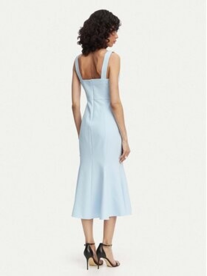 ACCESS FASHION Sukienka koktajlowa 63-3428-135 Niebieski jasny Regular Fit