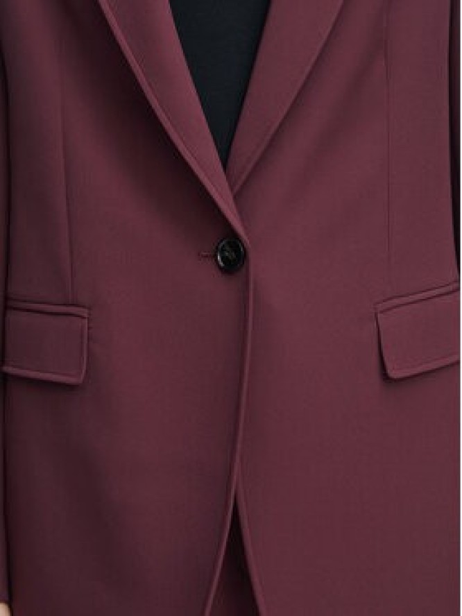 BOSS Marynarka C_Jabla3 50580309 Bordowy Regular Fit