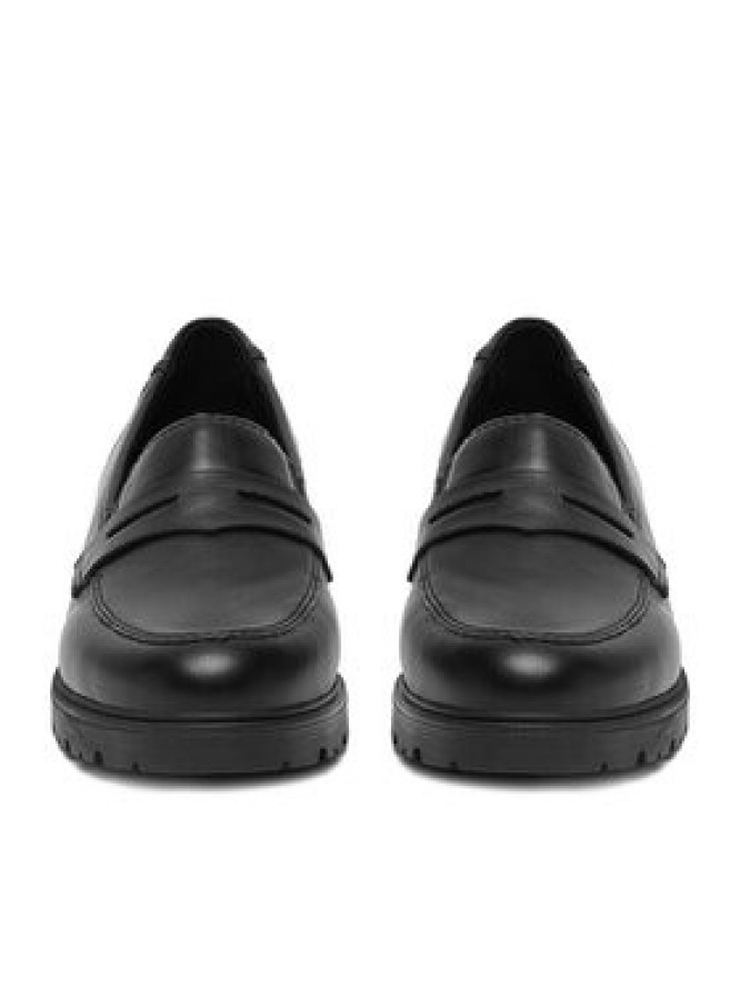 Rieker Loafersy 45560-02 Czarny