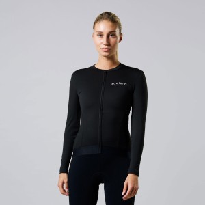 Damska kurtka kolarska Thermo Fleece z długim rękawem