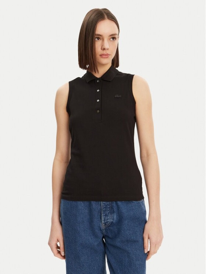 Lacoste Polo PF5445 Czarny Slim Fit