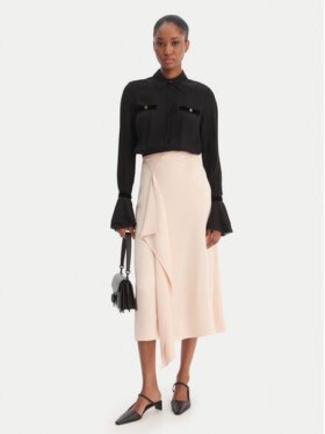 BOSS Spódnica midi Vemuth 50552076 Różowy Regular Fit