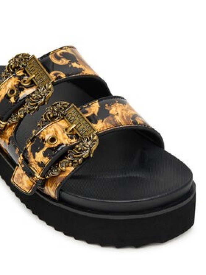 Versace Jeans Couture Klapki 80VA3SM1 ZS366 G89 Czarny