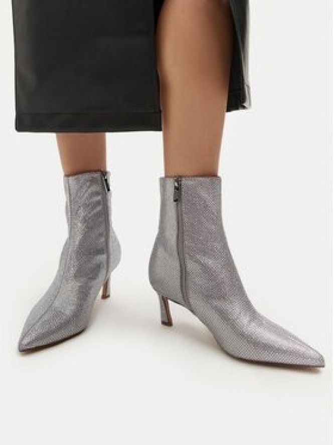 Steve Madden Botki Lulah-R SM11003281 Srebrny