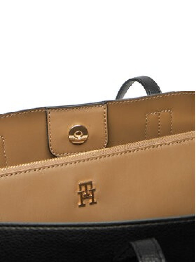 Tommy Hilfiger Torebka Th Icon Tote AW0AW18173 Czarny