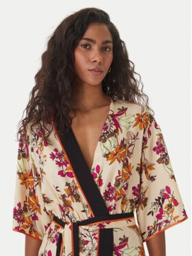 Simona Corsellini Sukienka letnia P26CPAB01901 Écru