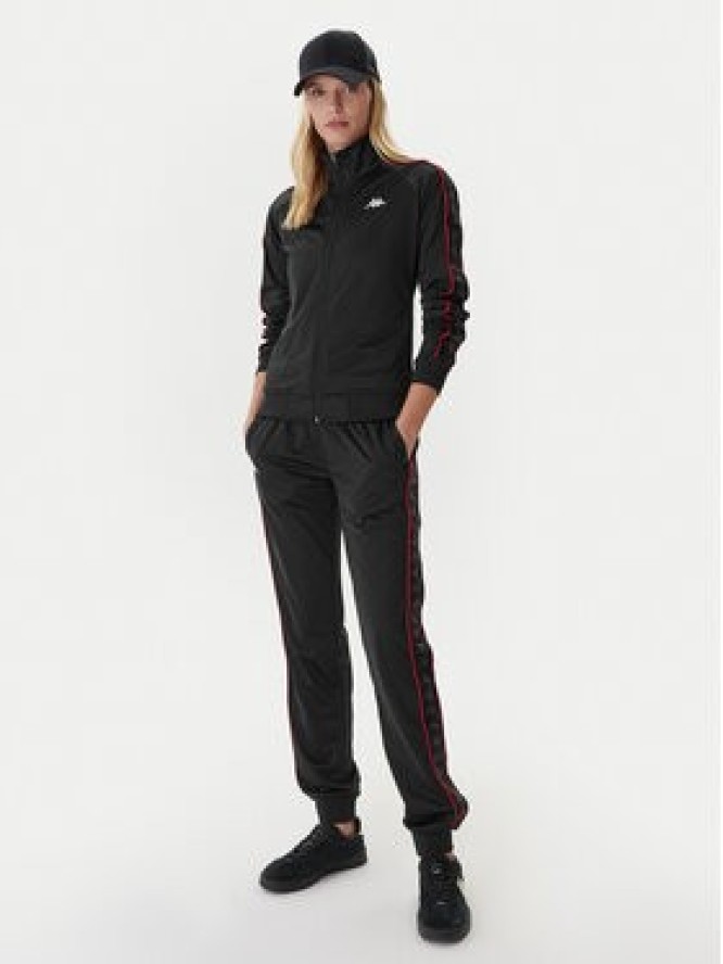 Kappa Spodnie dresowe 303R5K0 Czarny Slim Fit
