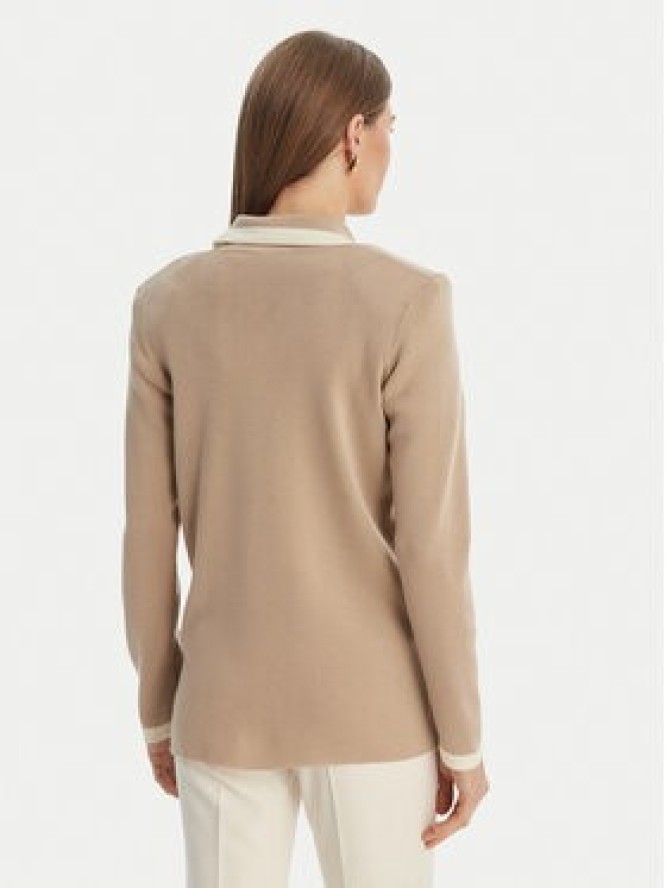 Luisa Spagnoli Kardigan Meridien 100357 Beżowy Regular Fit