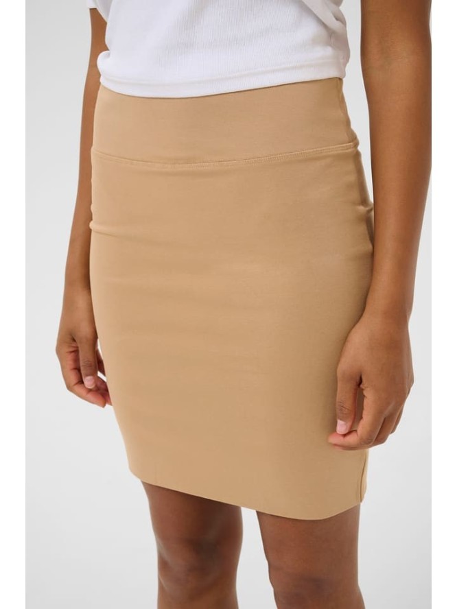 Kaffe Spódnica w kolorze beżowym rozmiar: L