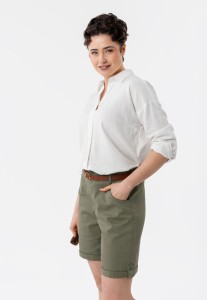 Szorty damskie, Comfort Fit, P-LAURA