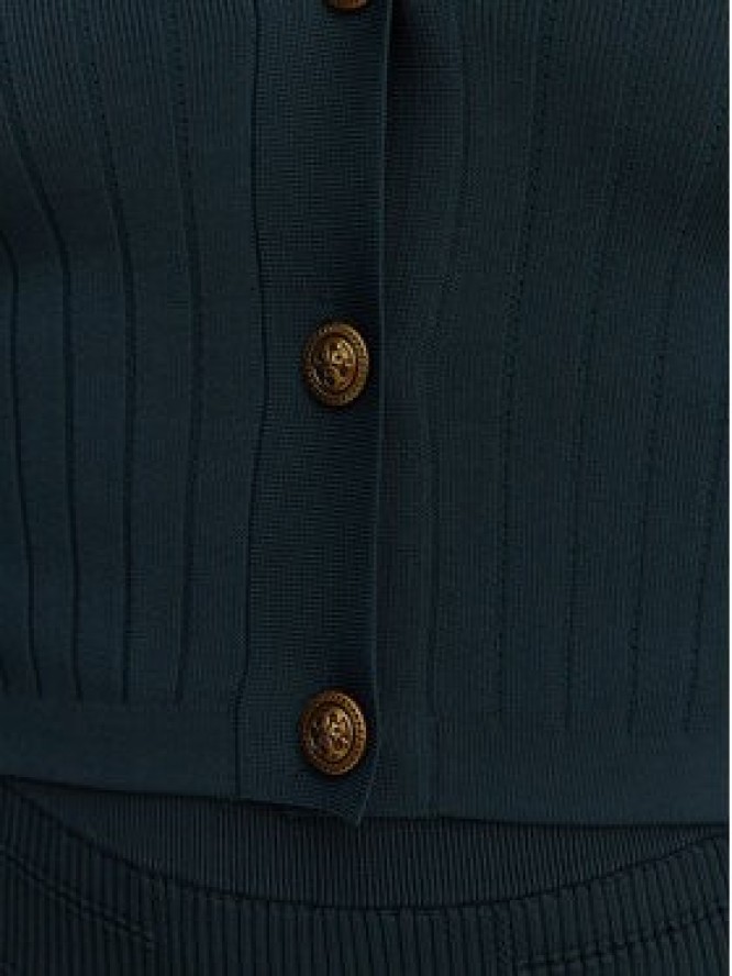 Guess Kardigan W5YR11 Z0130 Zielony Regular Fit